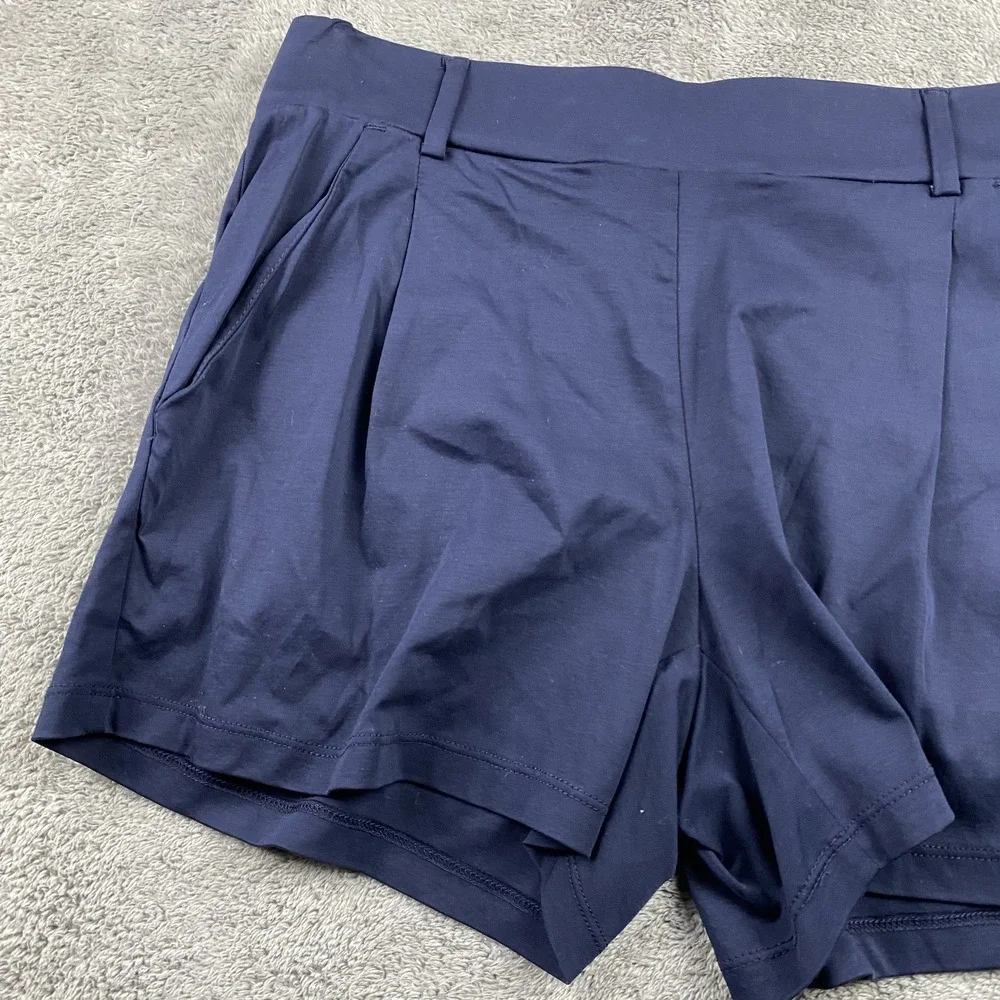 Loft‎ Pull On Career Office Shorts Size XS Navy Blue